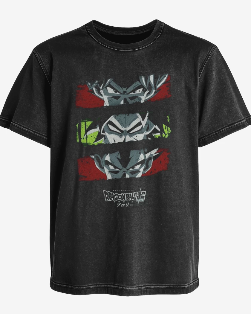 Polera desgastada Dbs Broly