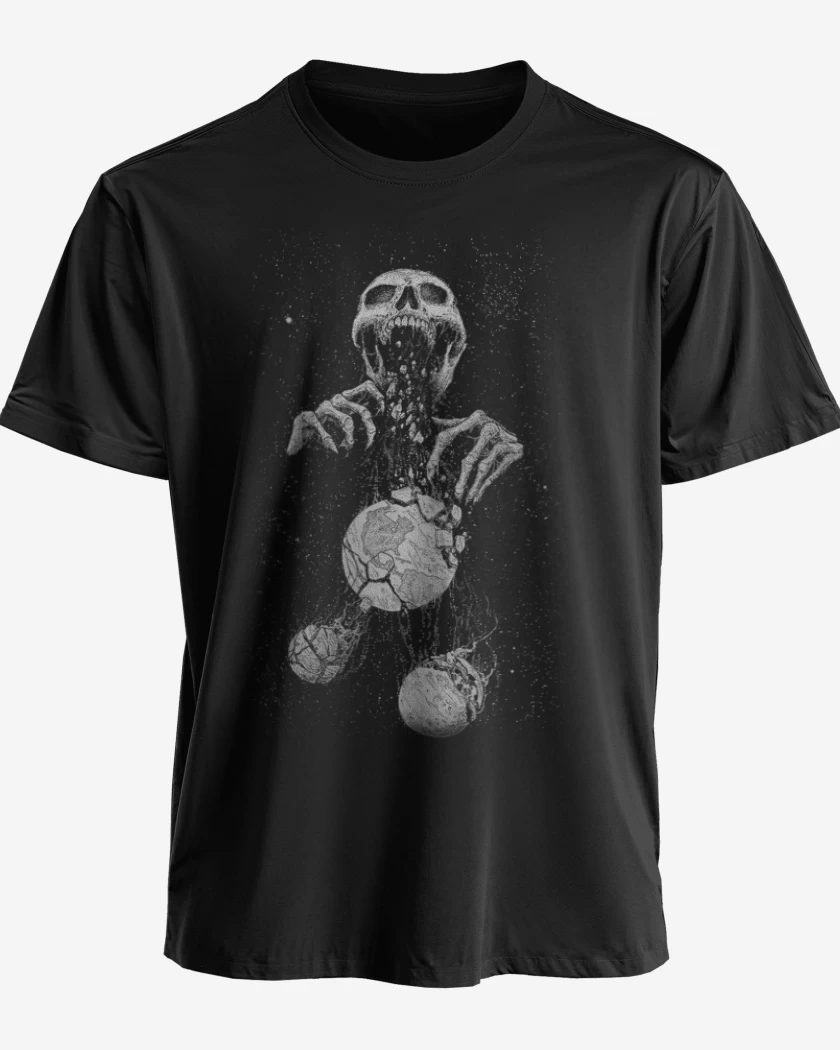 Polera Space skull