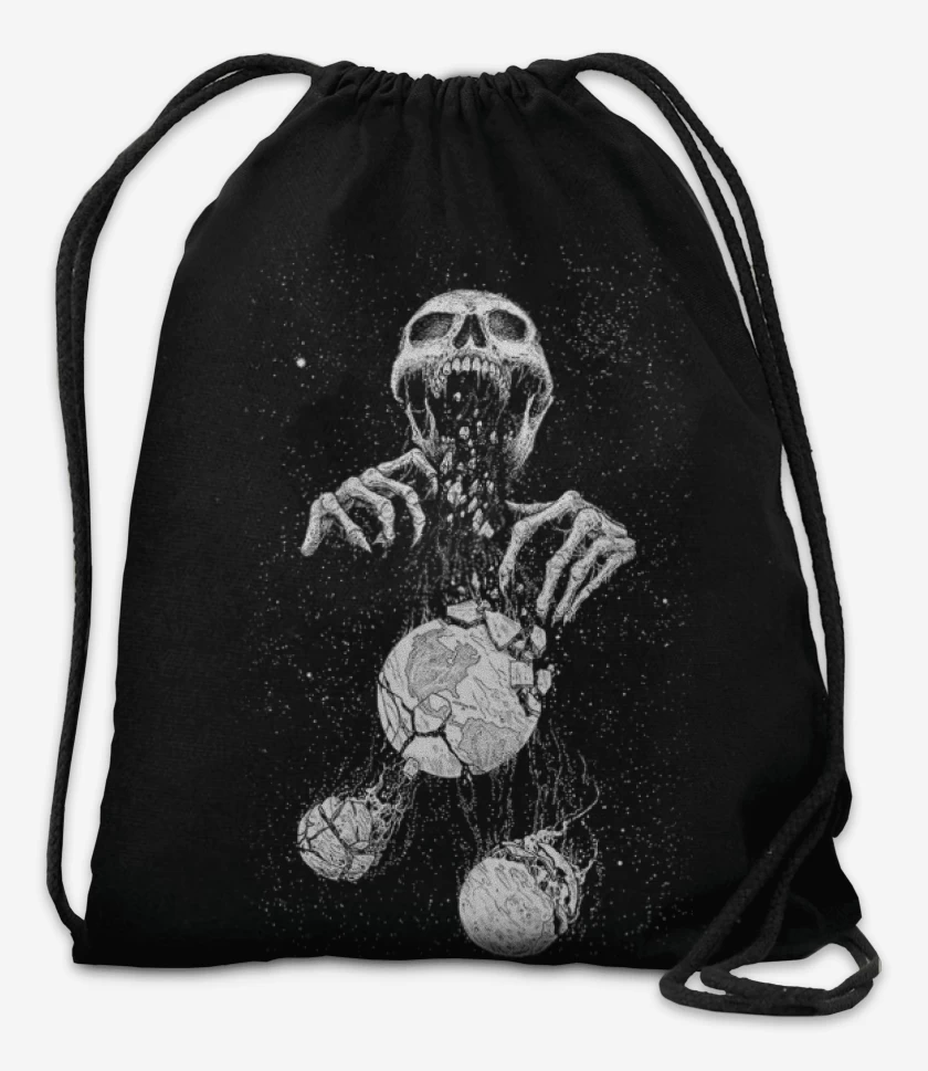 Mochila Negro de Space skull
