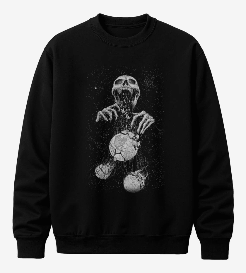 Poleron polo Space skull