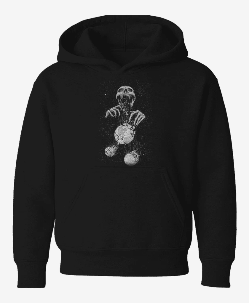 Poleron de niño Negro de Space skull
