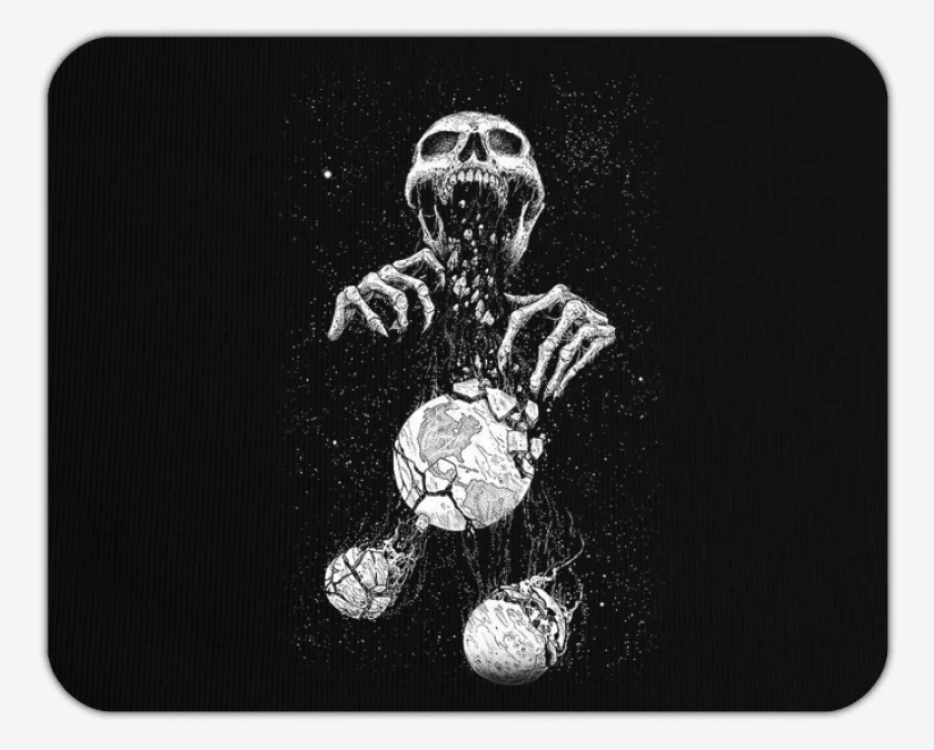 Mousepad Space skull