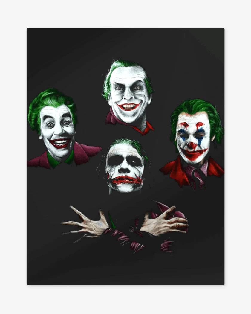 Print metalico Negro de Jokeres