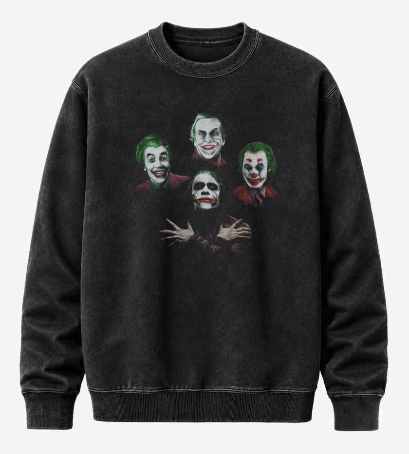 Poleron Polo Acid Wash Negro de Jokeres