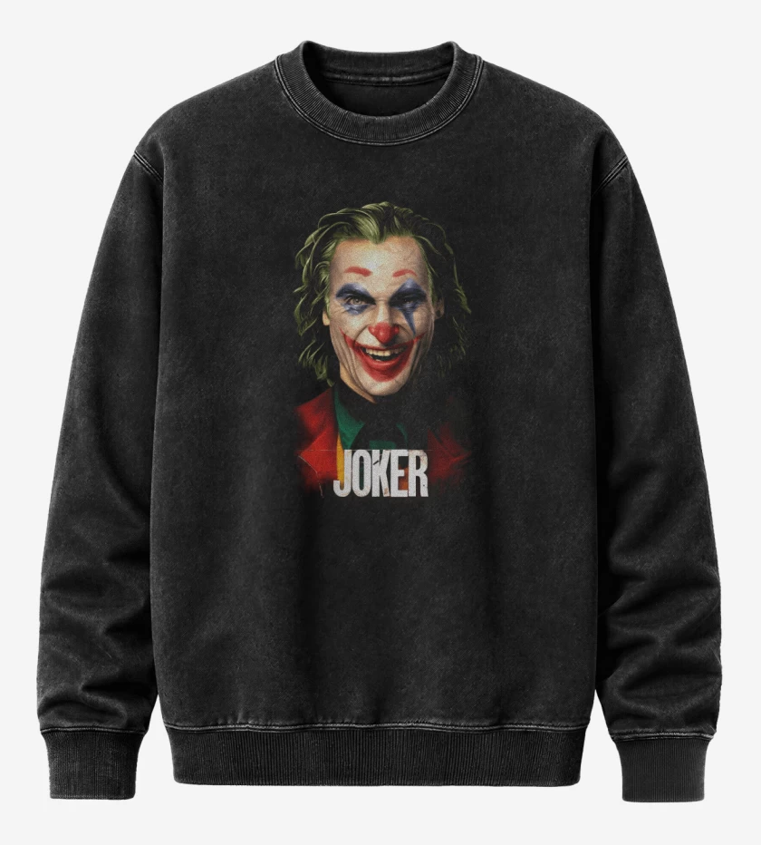 Poleron Polo Acid Wash Negro de el bromas