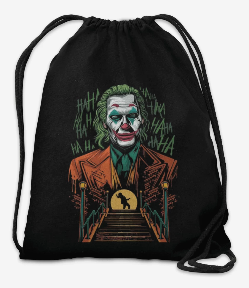 Mochila Negro de joaquin joke
