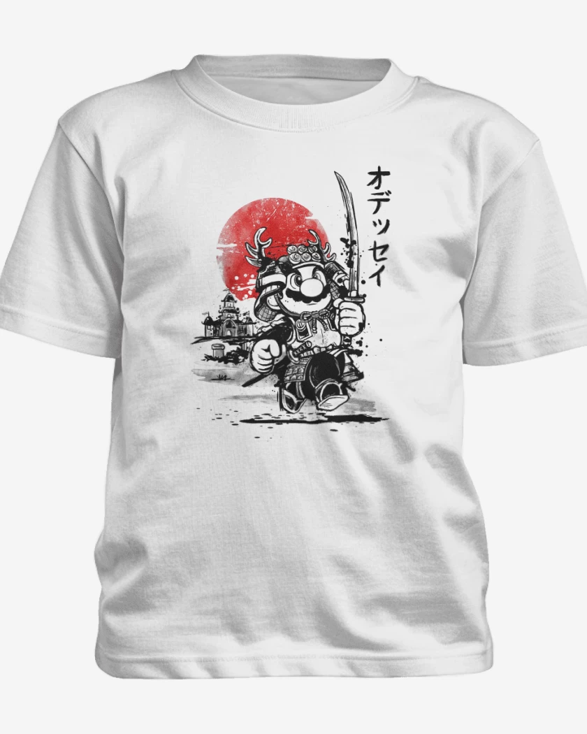 Polera de niño Super bigote japones