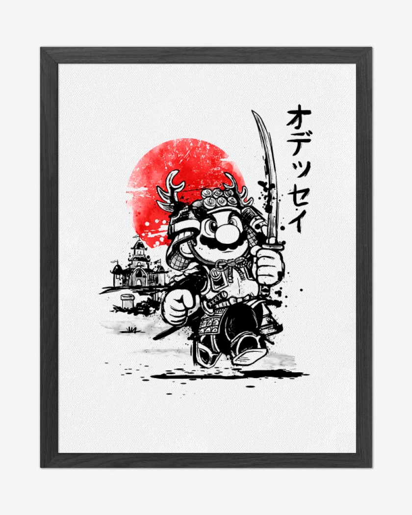 Cuadro decorativo Super bigote japones
