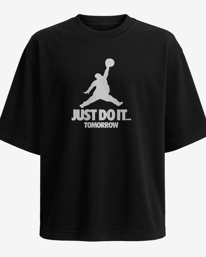 Polera Oversize JUST DO IT TOMORROW