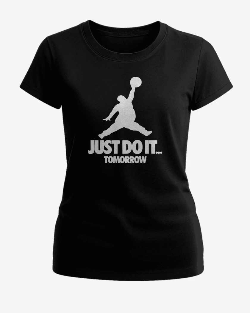 Polera de Mujer Negro de JUST DO IT TOMORROW