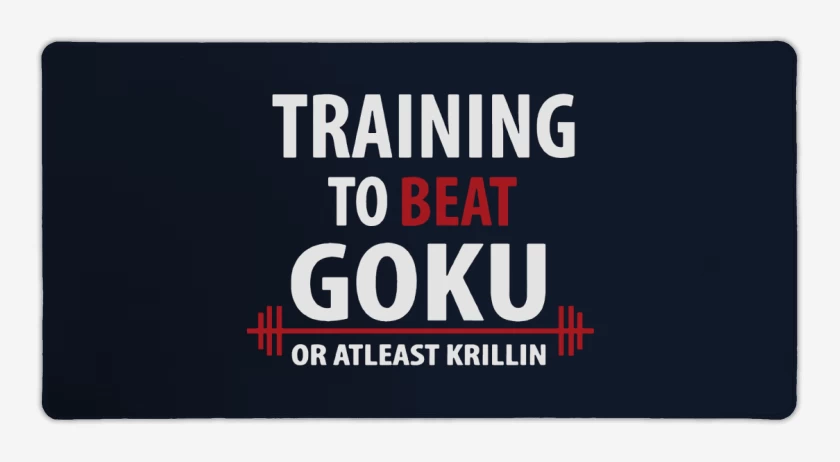 Mouse pad Gamer Training to beat Goku