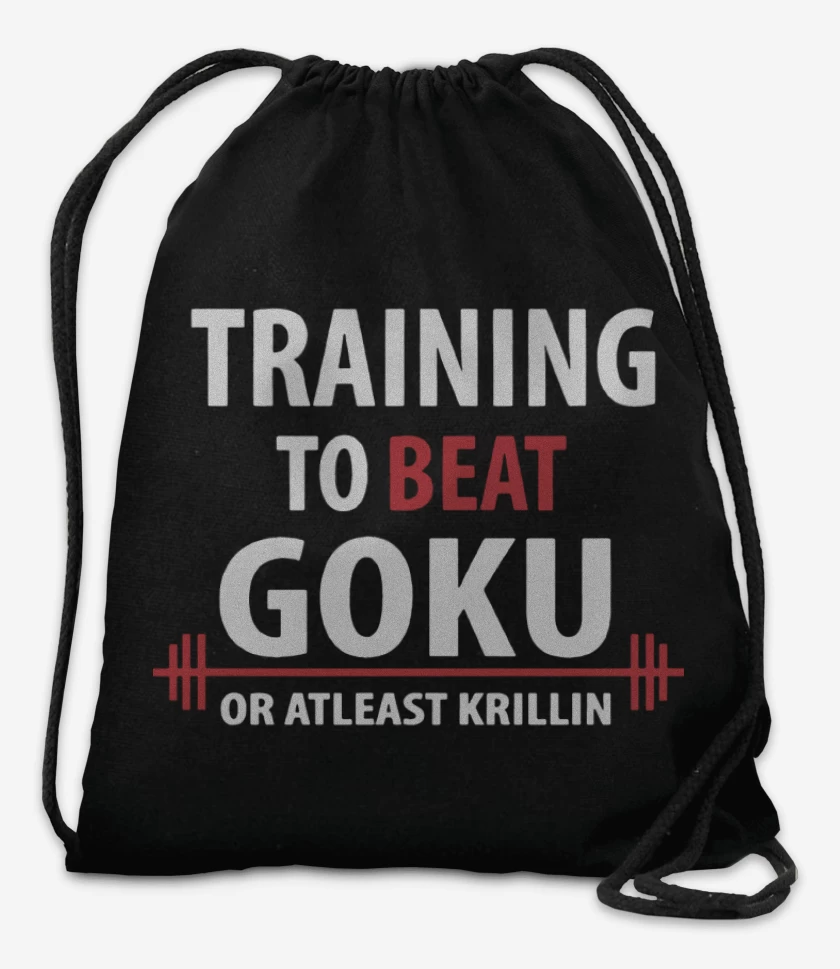 Mochila Negro de Training to beat Goku