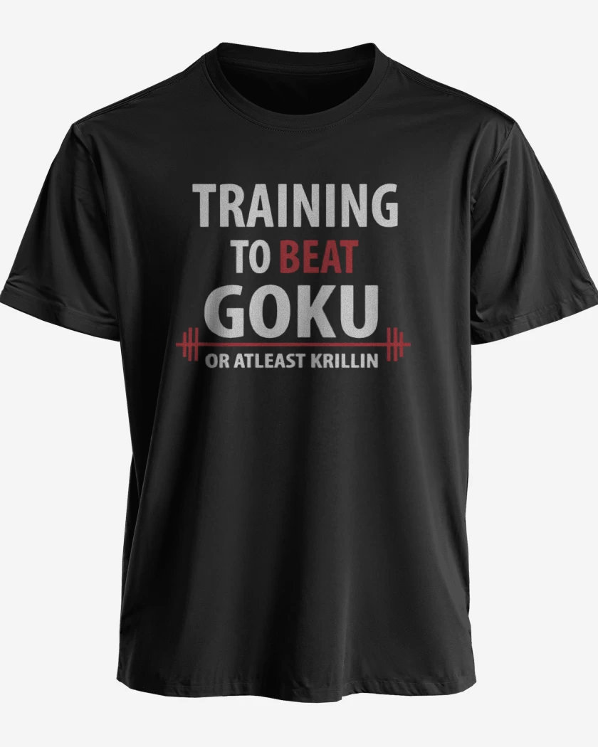 Polera premium Negro de Training to beat Goku