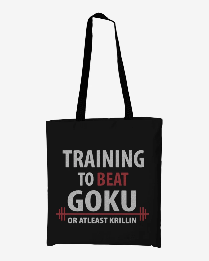 Totebag Training to beat Goku