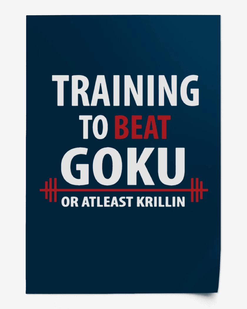 Print Training to beat Goku