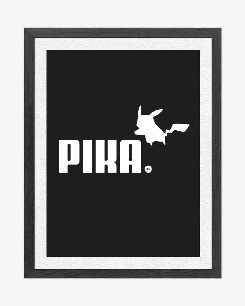 Cuadro decorativo Negro de Pika