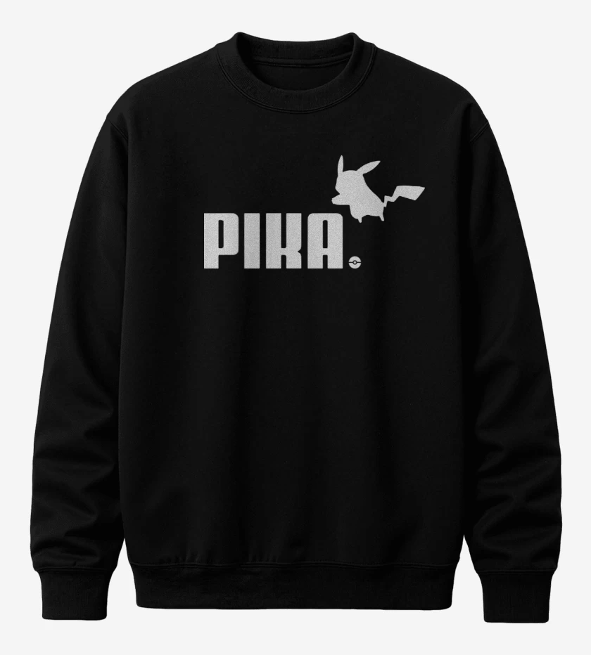 Poleron polo Negro de Pika