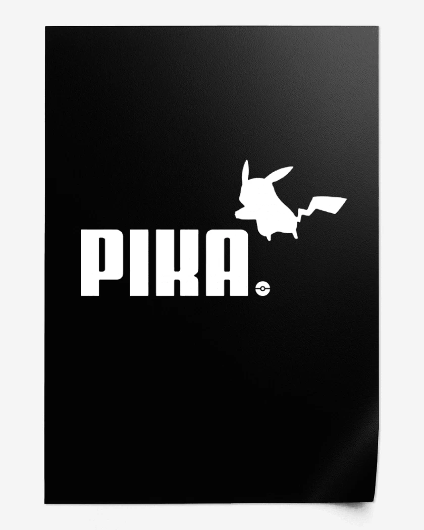 Print Negro de Pika