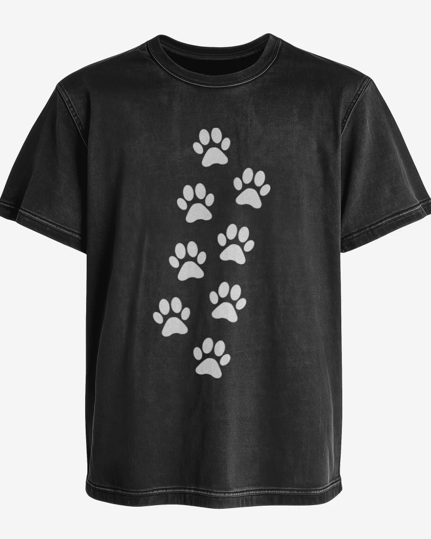 Polera desgastada Patitas