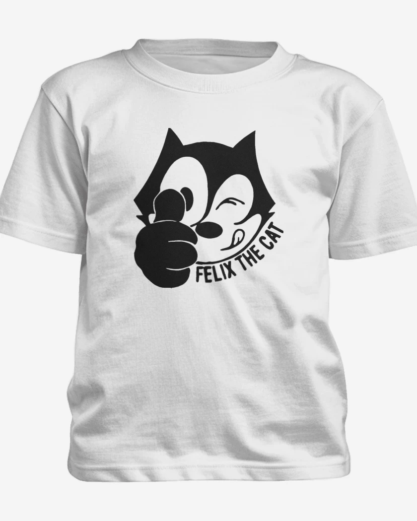 Polera de niño Blanco de Felix el gato