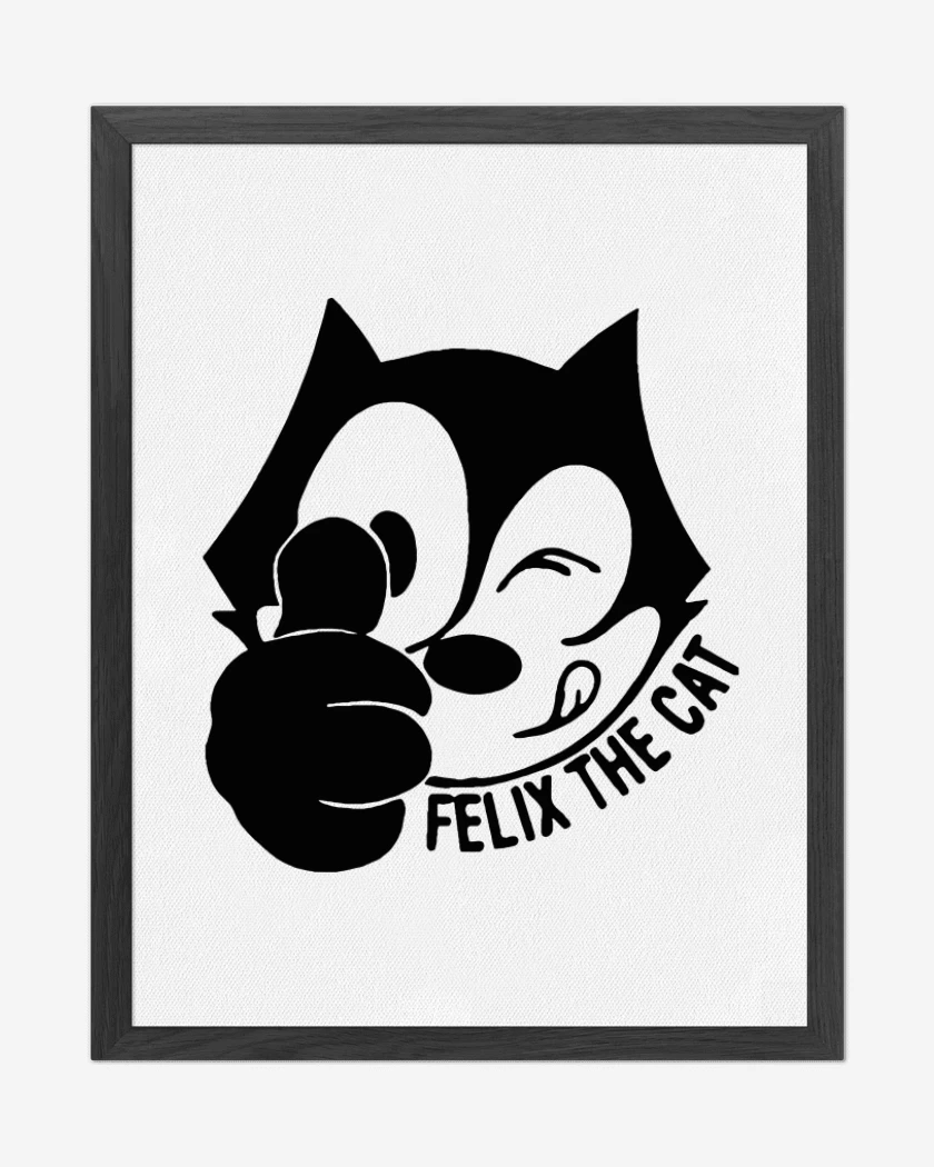 Cuadro decorativo Felix el gato