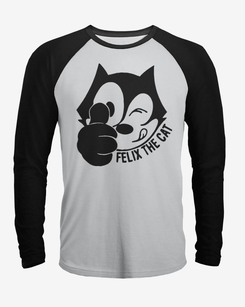 Polera Raglan Felix el gato