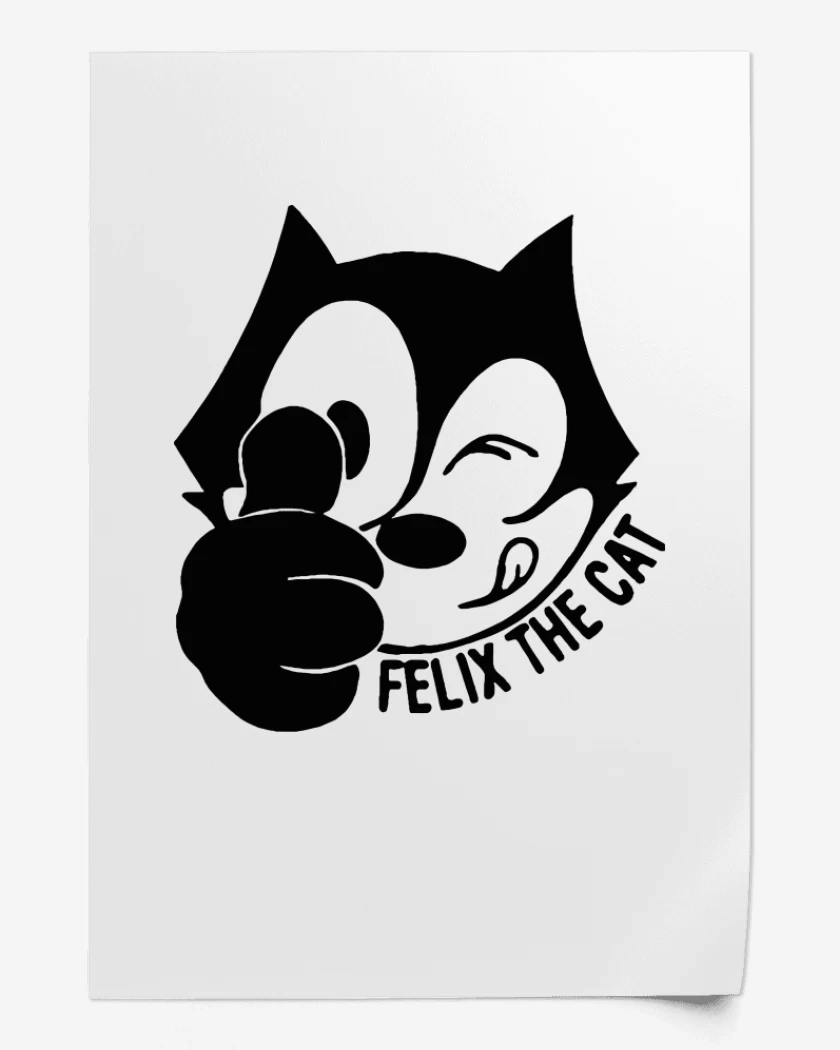 Print Felix el gato