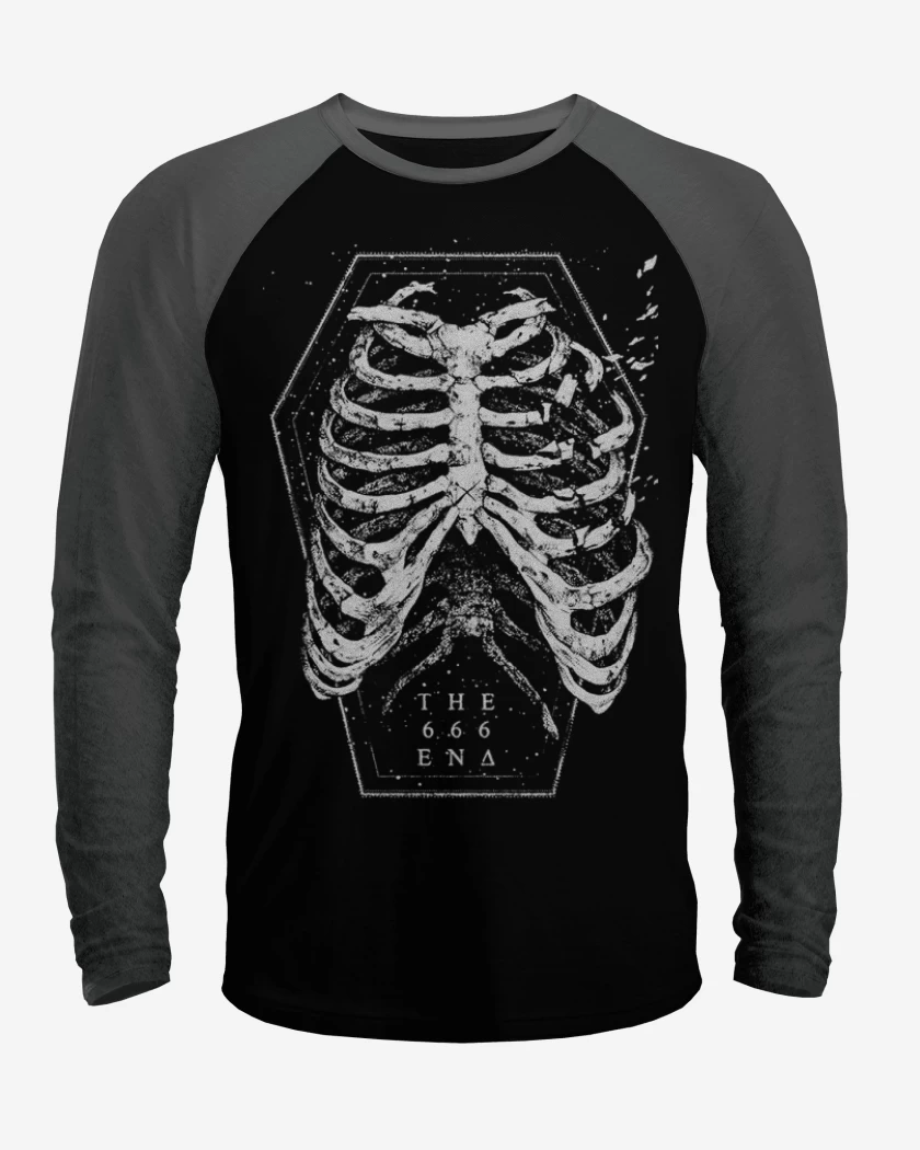 Polera Raglan Huesos