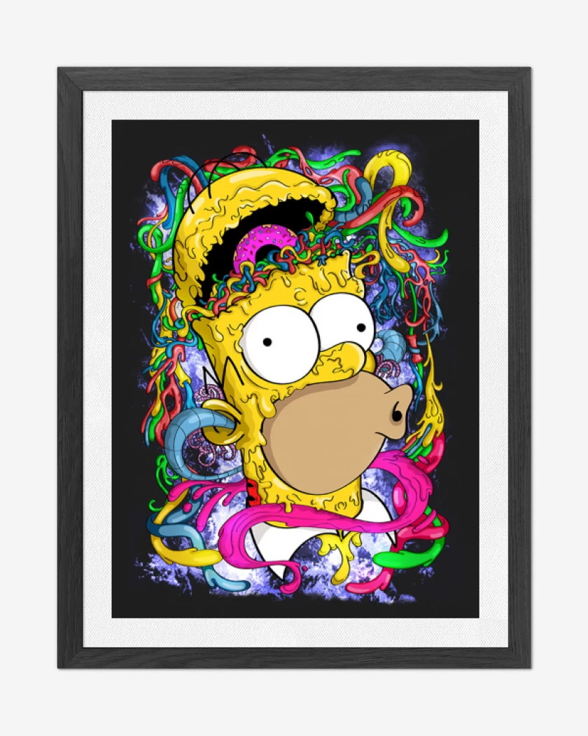 Cuadro decorativo Negro de Homerazo