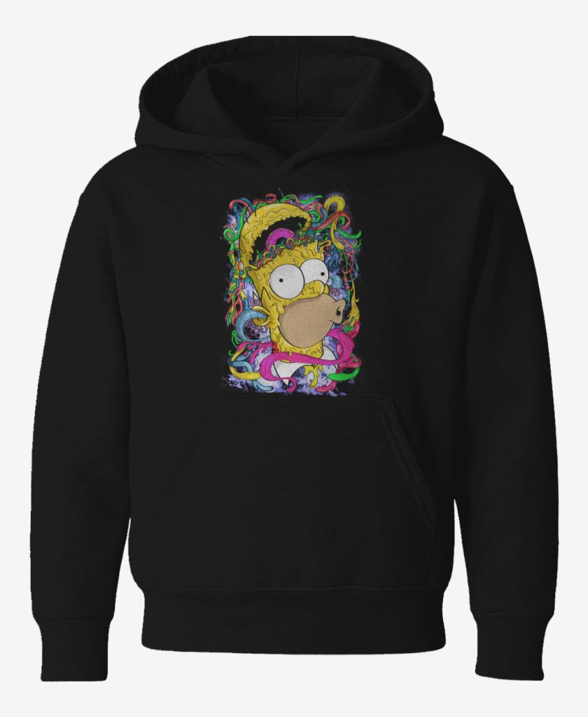 Poleron de niño Negro de Homerazo