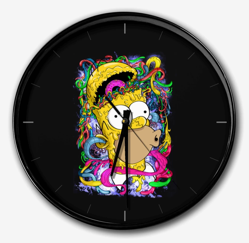 Reloj Negro de Homerazo