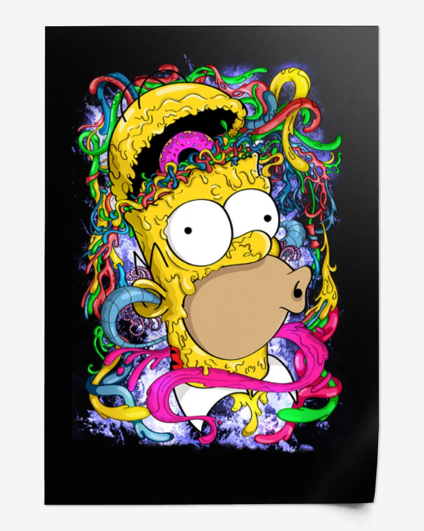 Print Negro de Homerazo