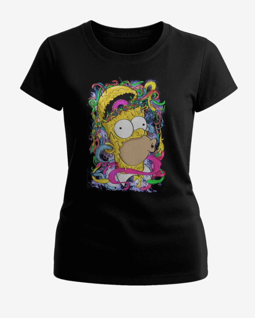 Polera de Mujer Negro de Homerazo