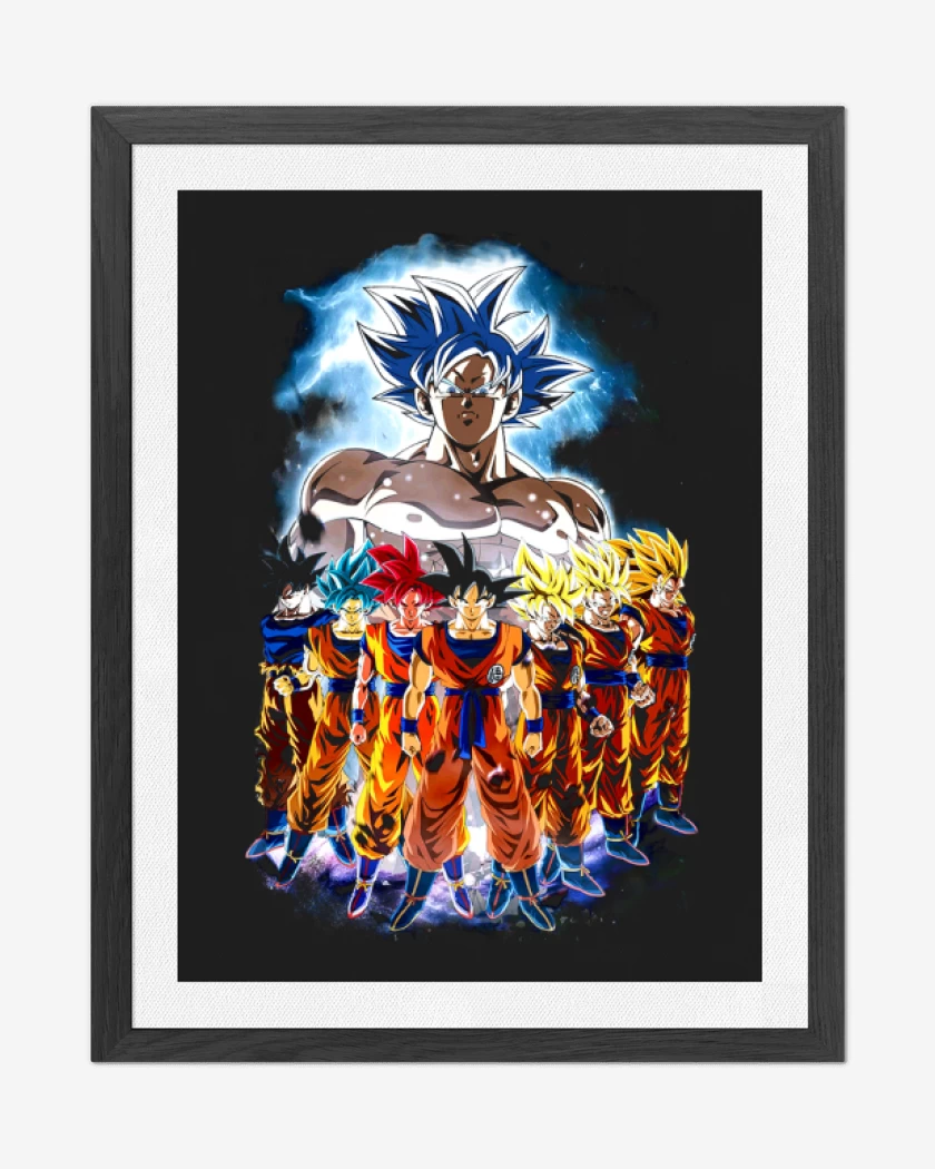Cuadro decorativo Negro de Gokuses