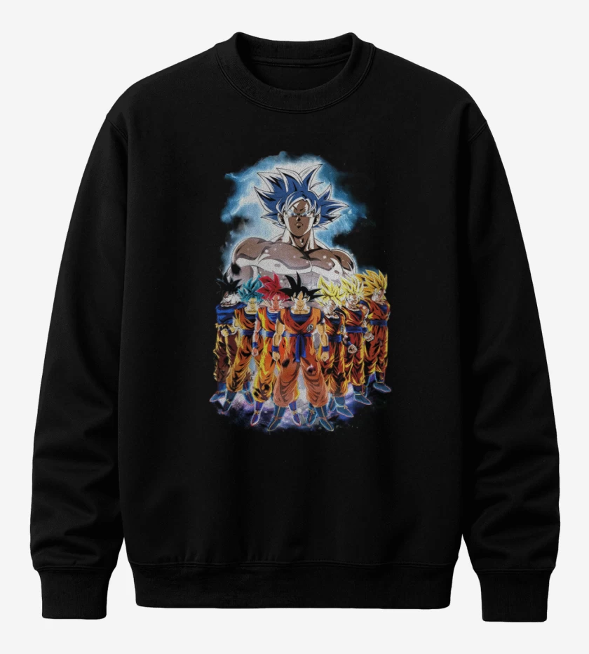 Poleron polo Negro de Gokuses