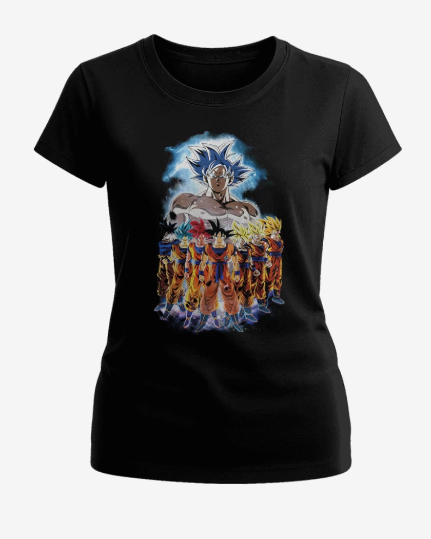 Polera de Mujer Negro de Gokuses