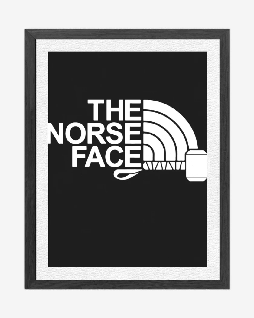 Cuadro decorativo Negro de The Norse Face