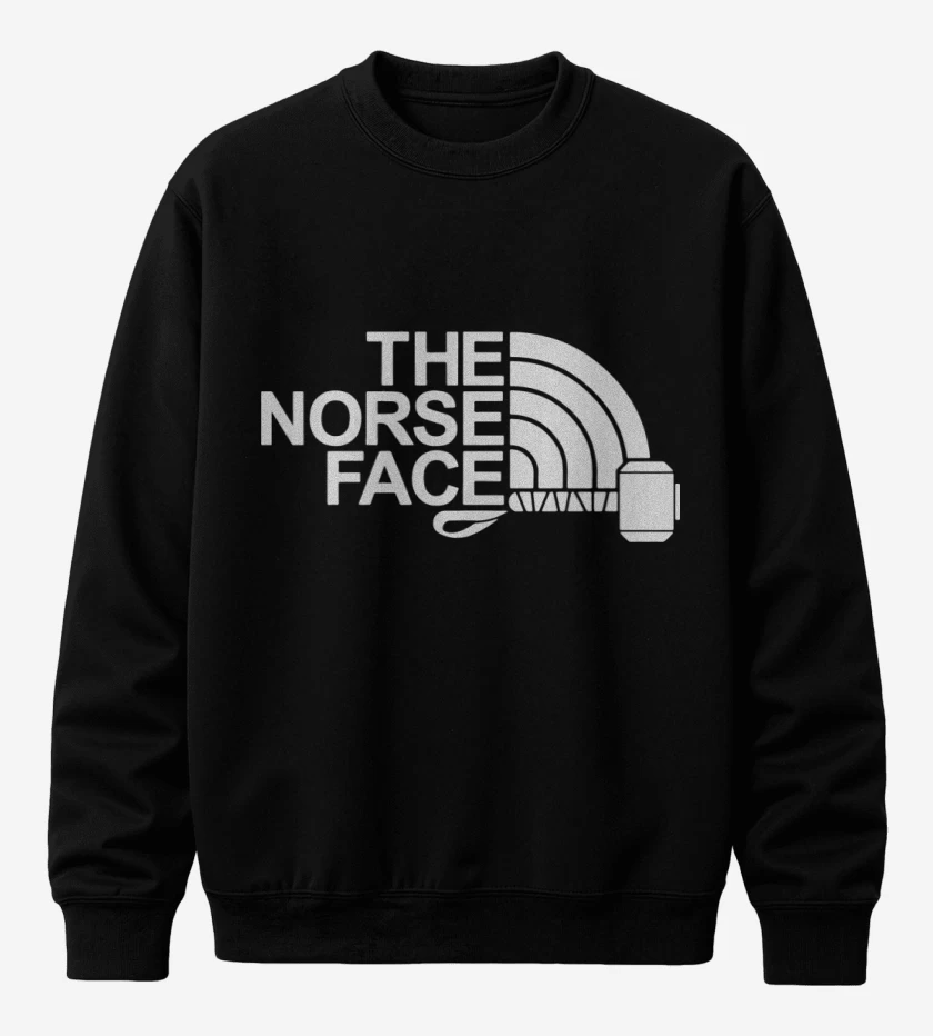 Poleron polo Negro de The Norse Face