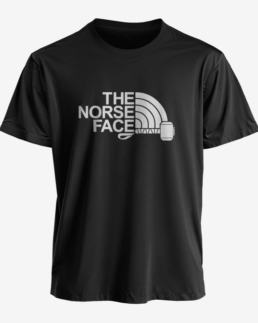 Polera premium Negro de The Norse Face