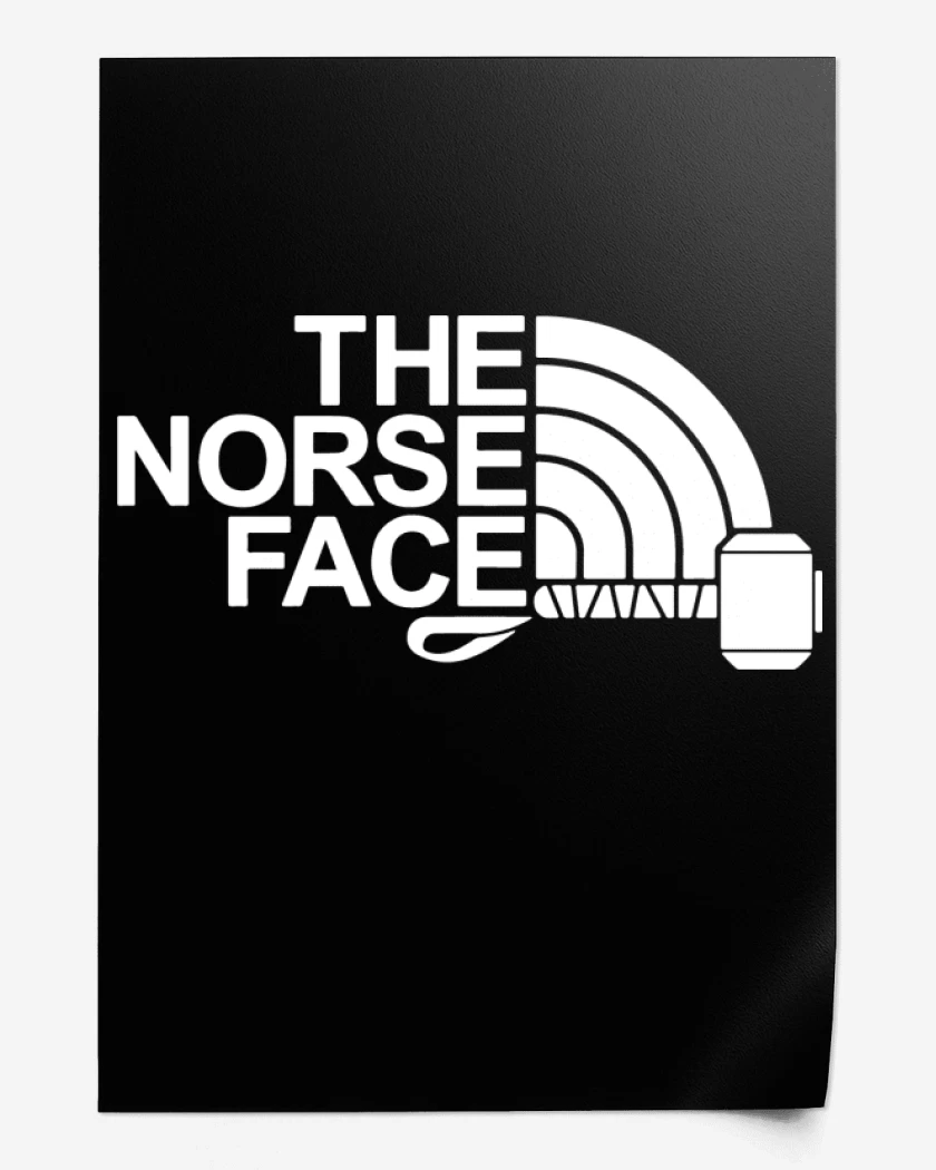 Print The Norse Face