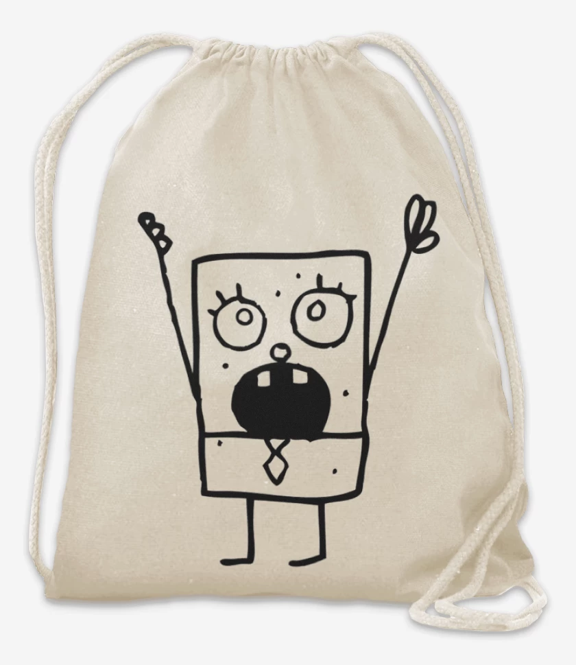 Mochila Blanco de Bob Esponja