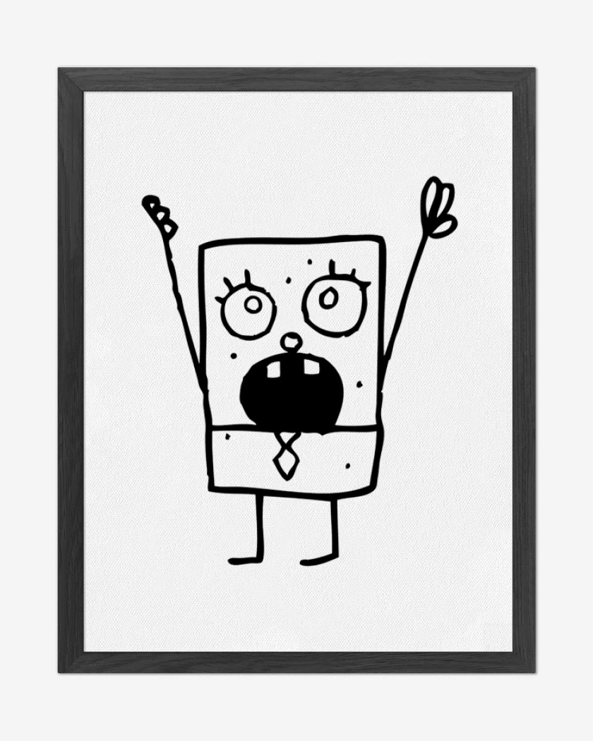 Cuadro decorativo Bob Esponja