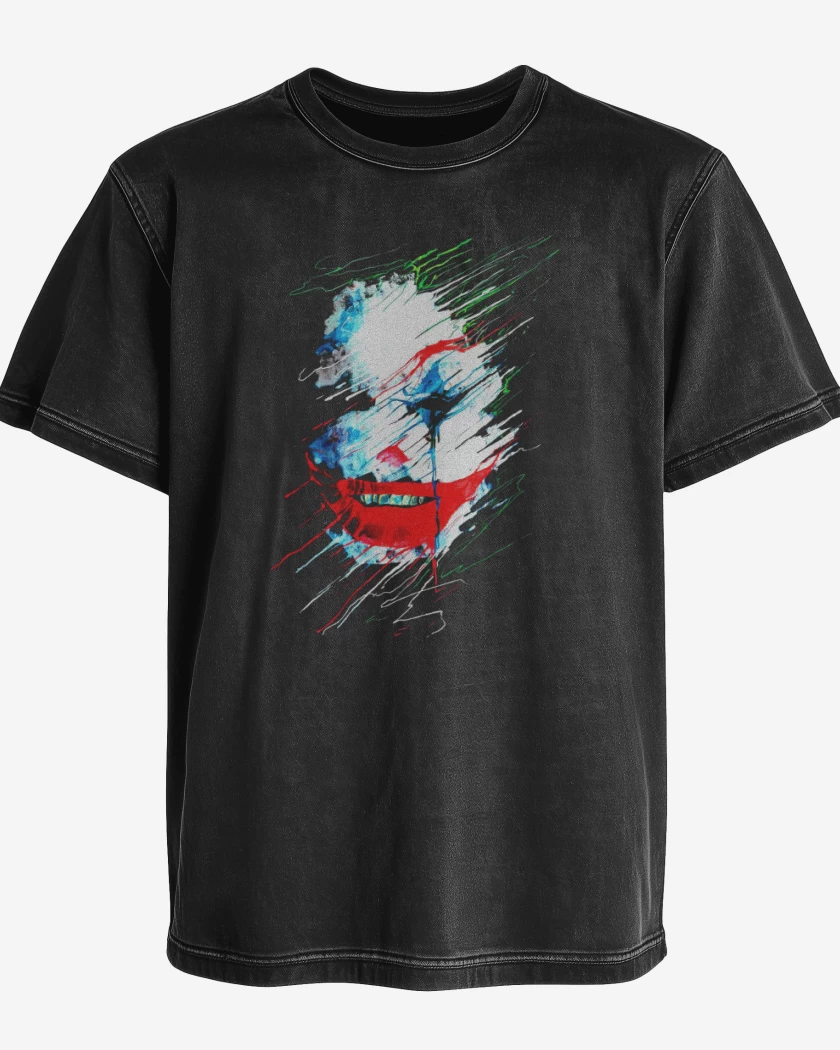 Polera desgastada Negro de Joe kerr 3
