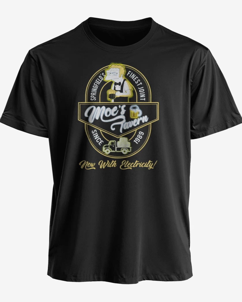 Polera premium Negro de Moes tavern