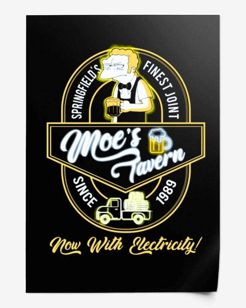 Print Negro de Moes tavern
