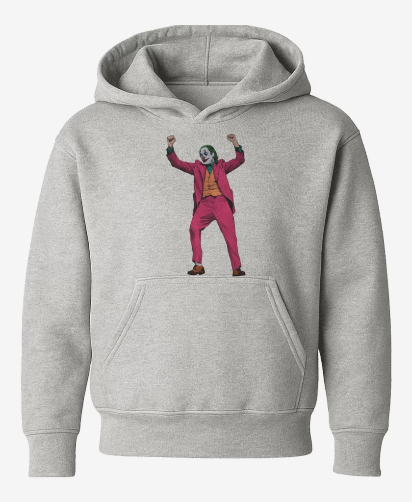 Poleron de niño Gris Melange de jokerazo