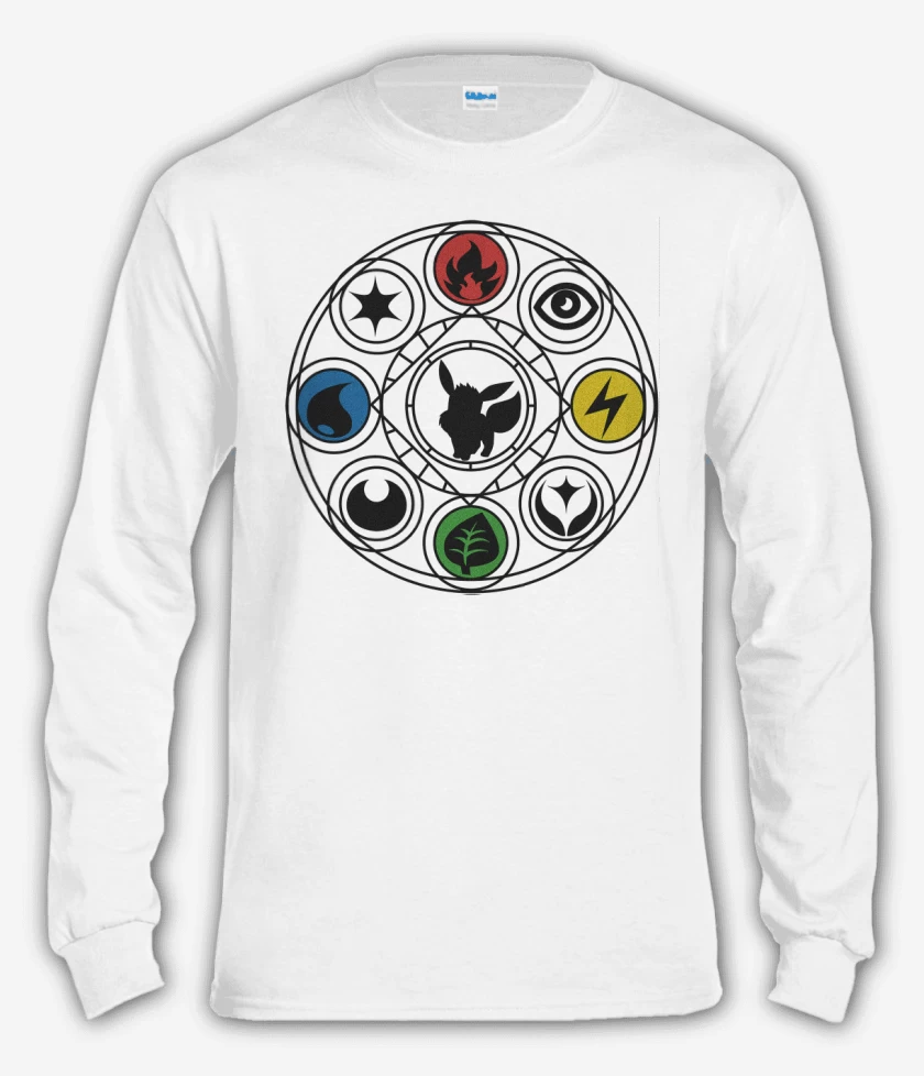 Polera manga larga Blanco de Eevolution 
