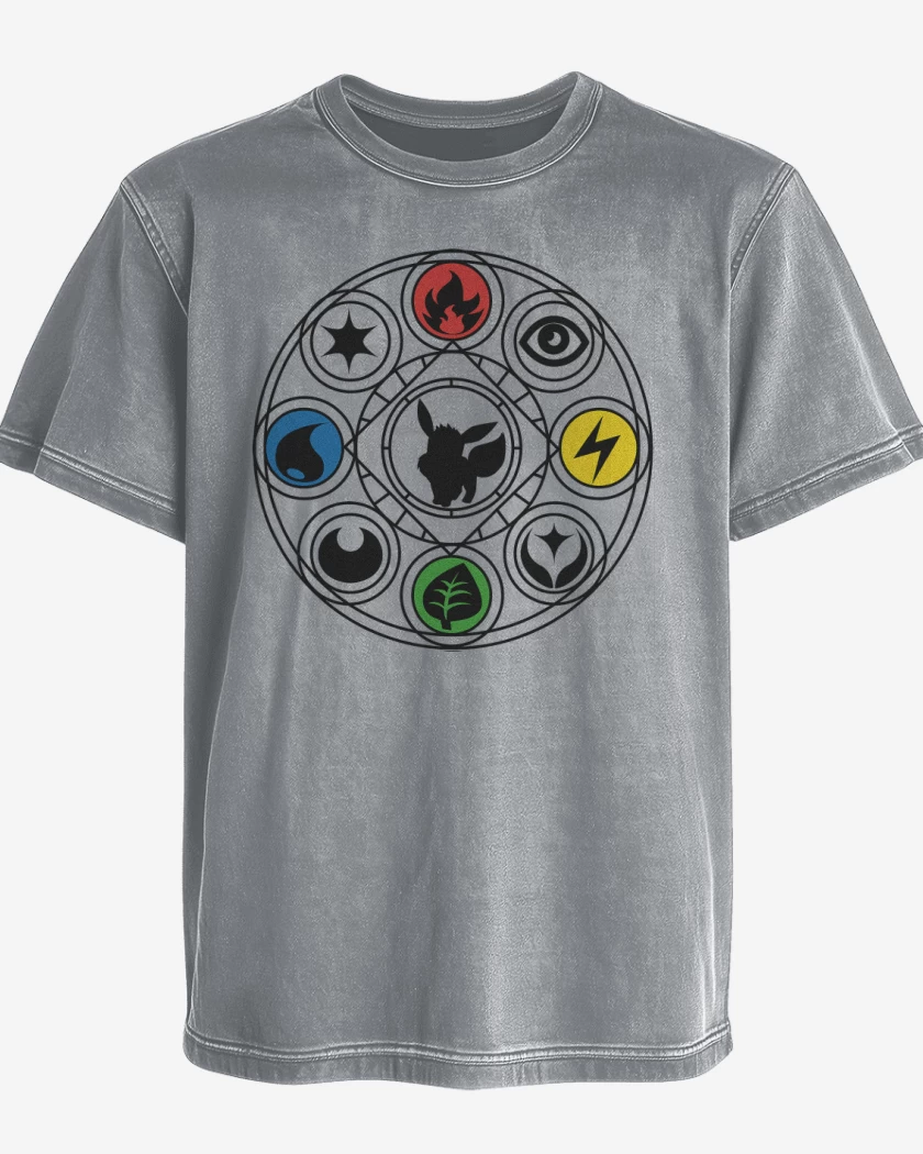 Polera desgastada Gris Melange de Eevolution 