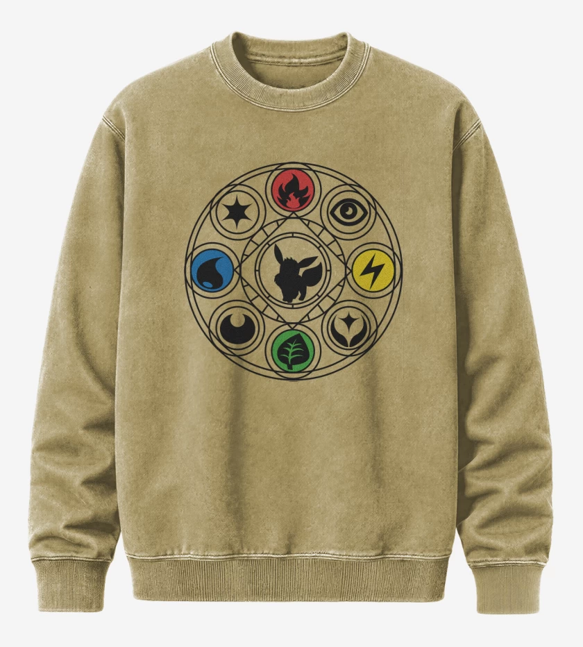 Poleron Polo Acid Wash Beige de Eevolution 