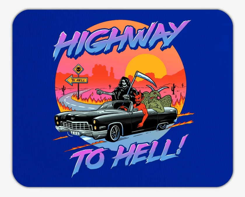 Mousepad Highway to hell